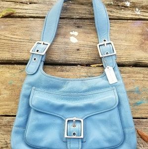 Baby blue coach bag